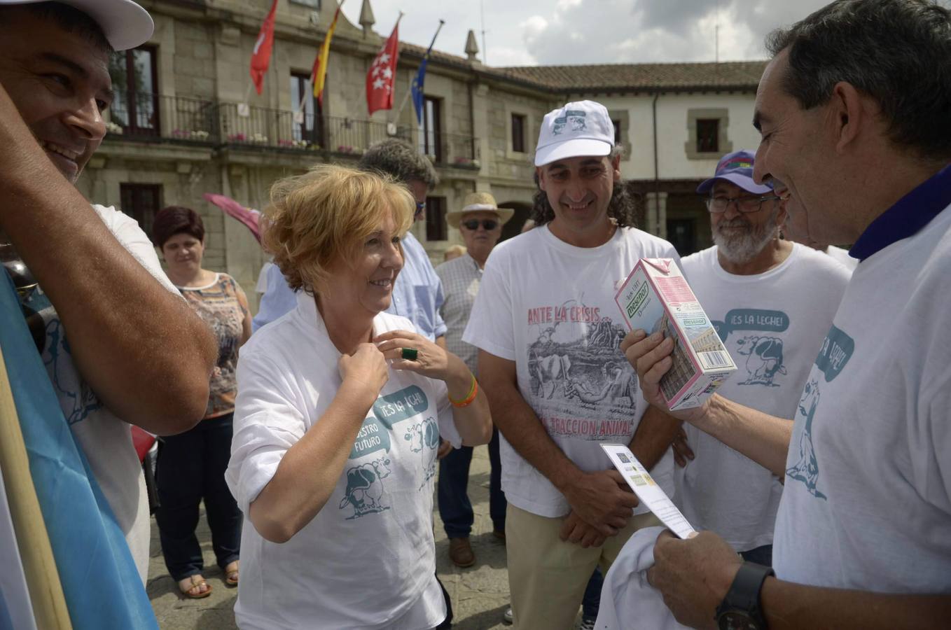 Marcha blanca por el futuro del sector lácteo