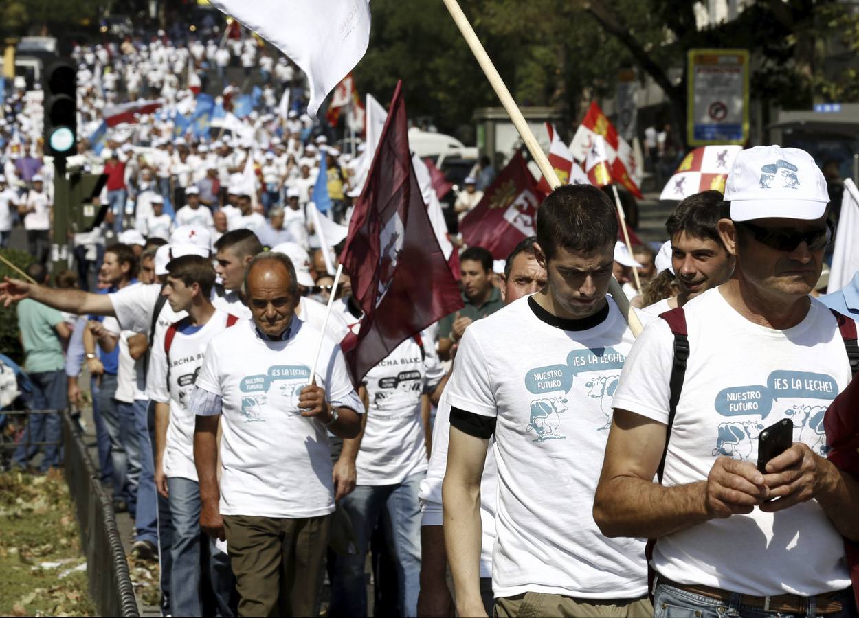 Marcha blanca por el futuro del sector lácteo