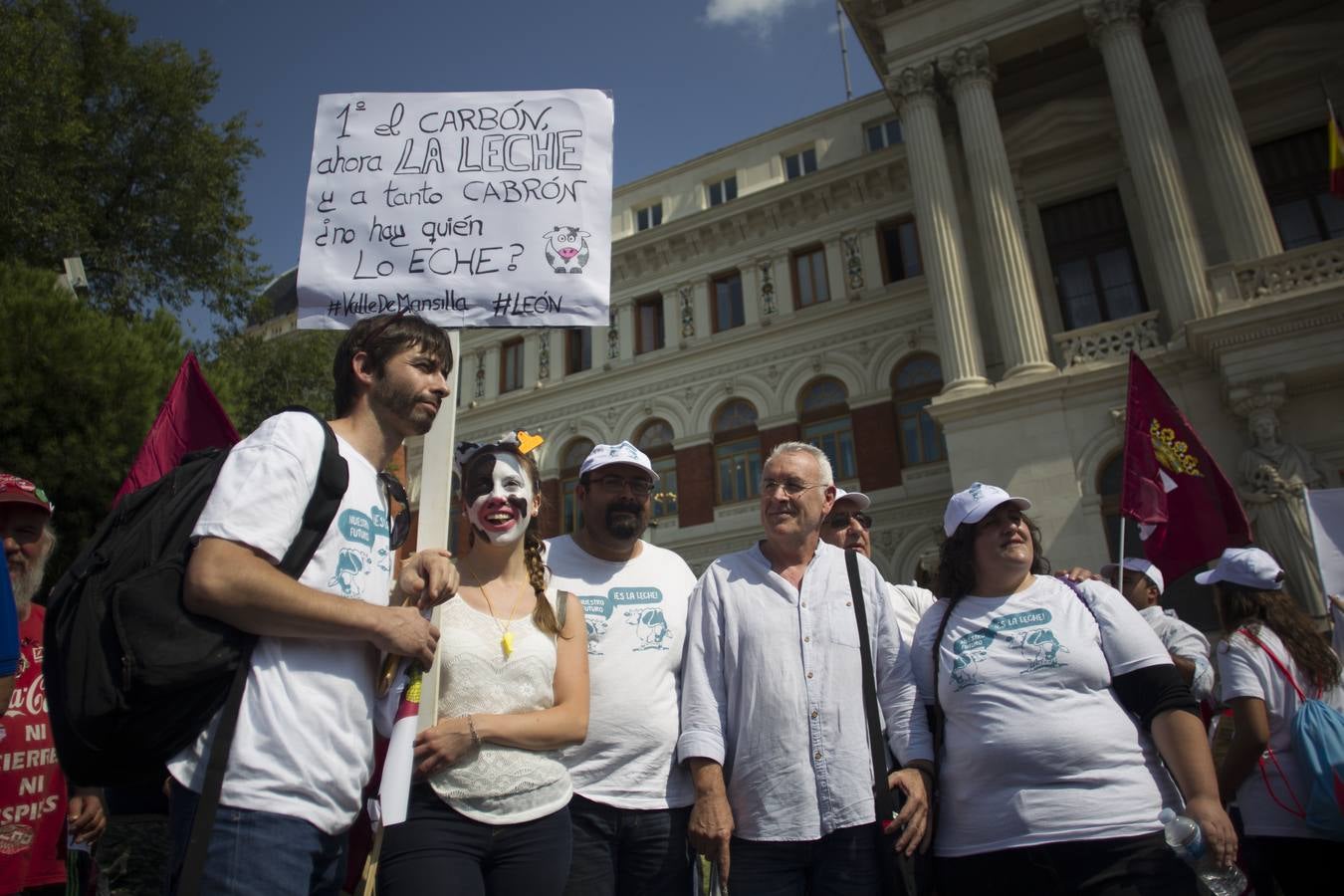 Marcha blanca por el futuro del sector lácteo