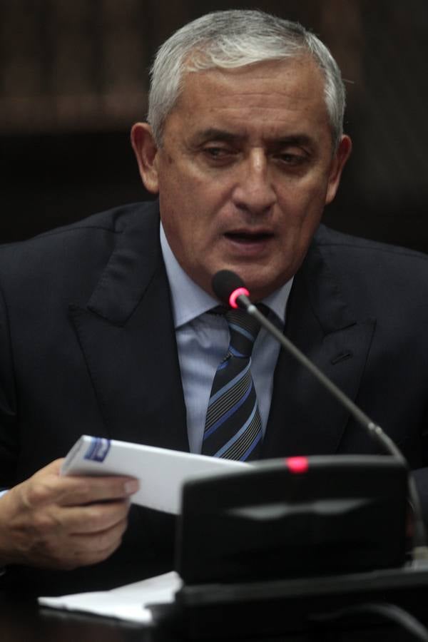 El expresidente guatemalteco Otto Pérez, encarcelado