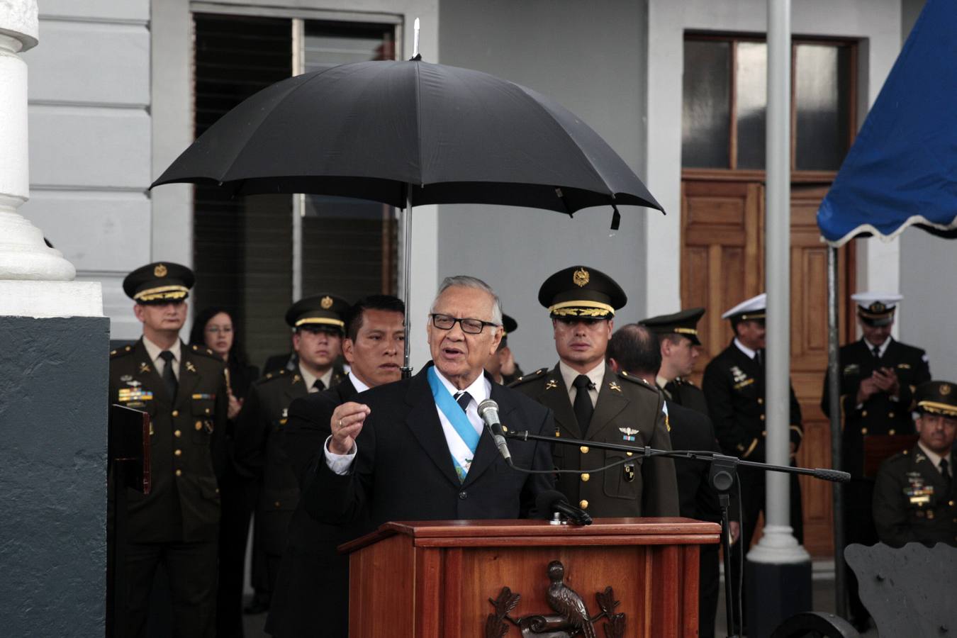 El expresidente guatemalteco Otto Pérez, encarcelado