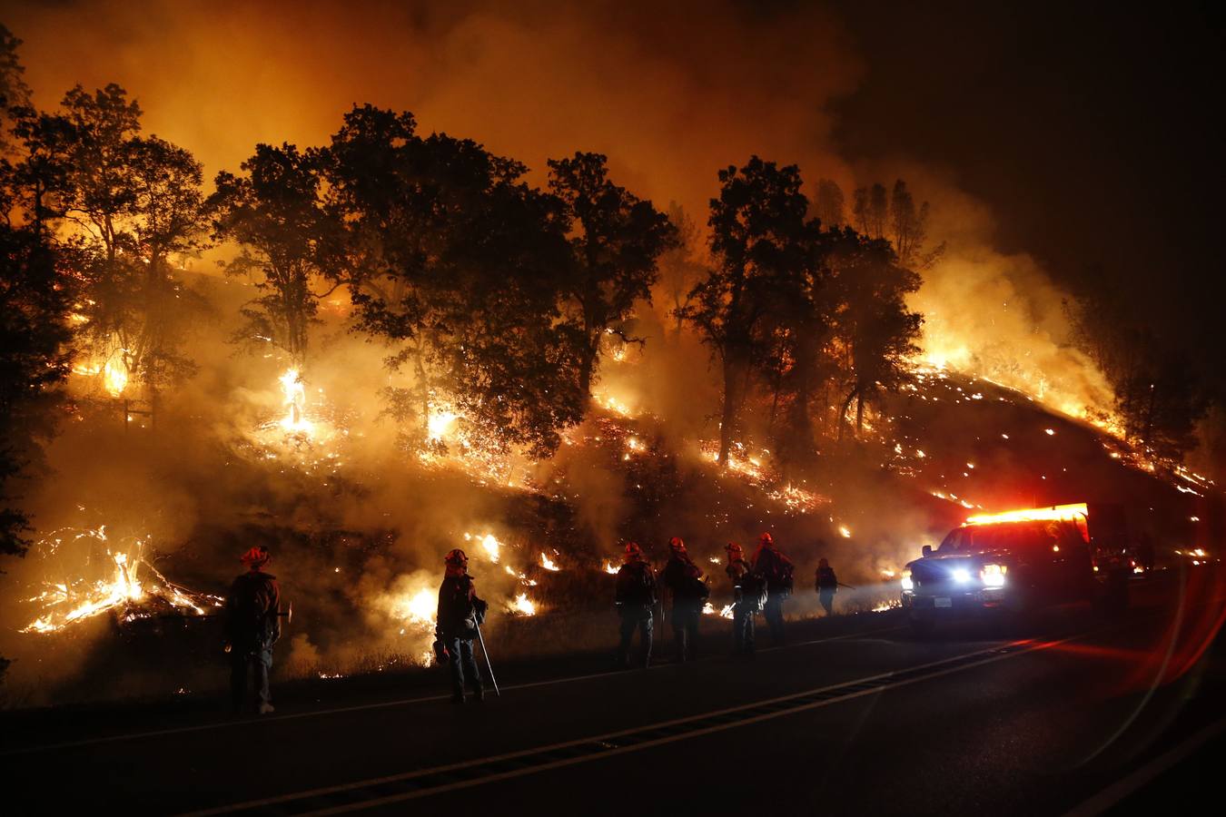 Cientos de casas de California arrasadas por un incendio