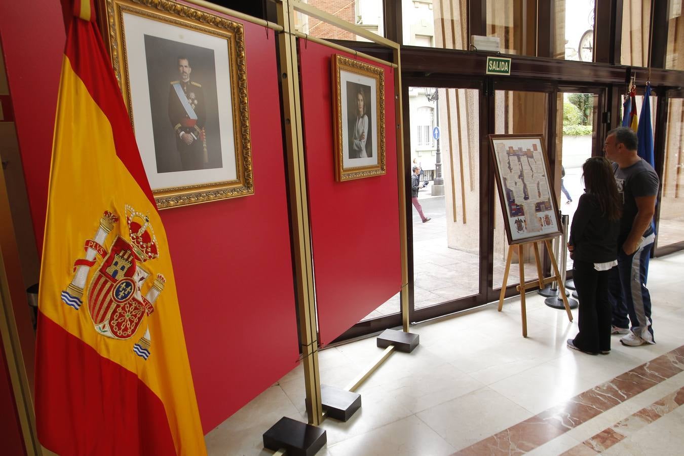 Exposición de la Guardia Real en Oviedo.