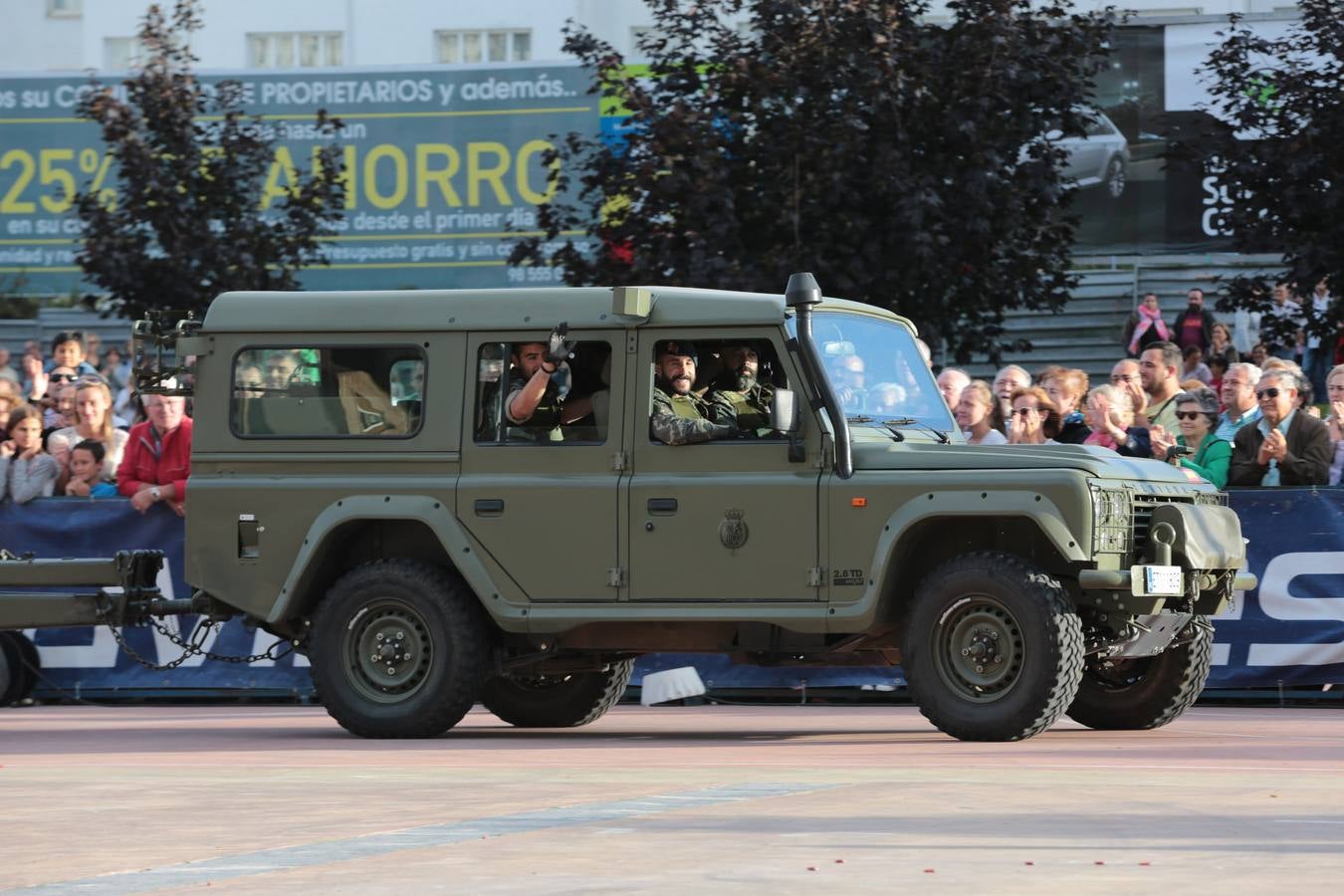 Exhibición de la Guardia Real en Avilés