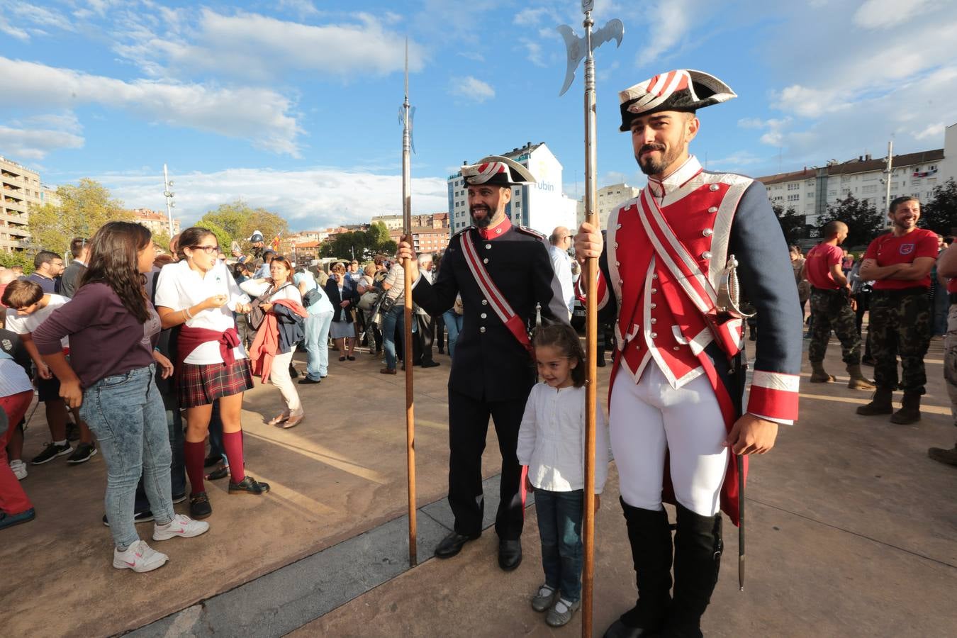 Exhibición de la Guardia Real en Avilés