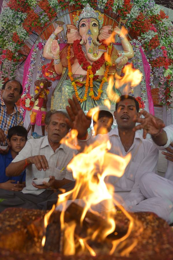 Festival en honor a Ganesha