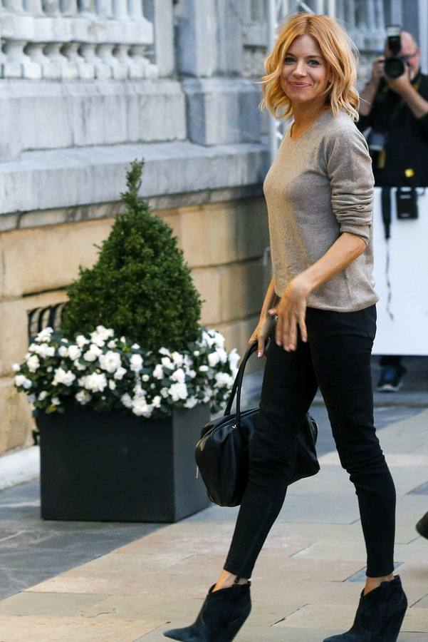 La actriz y modelo Sienna Miller, un icono de la moda