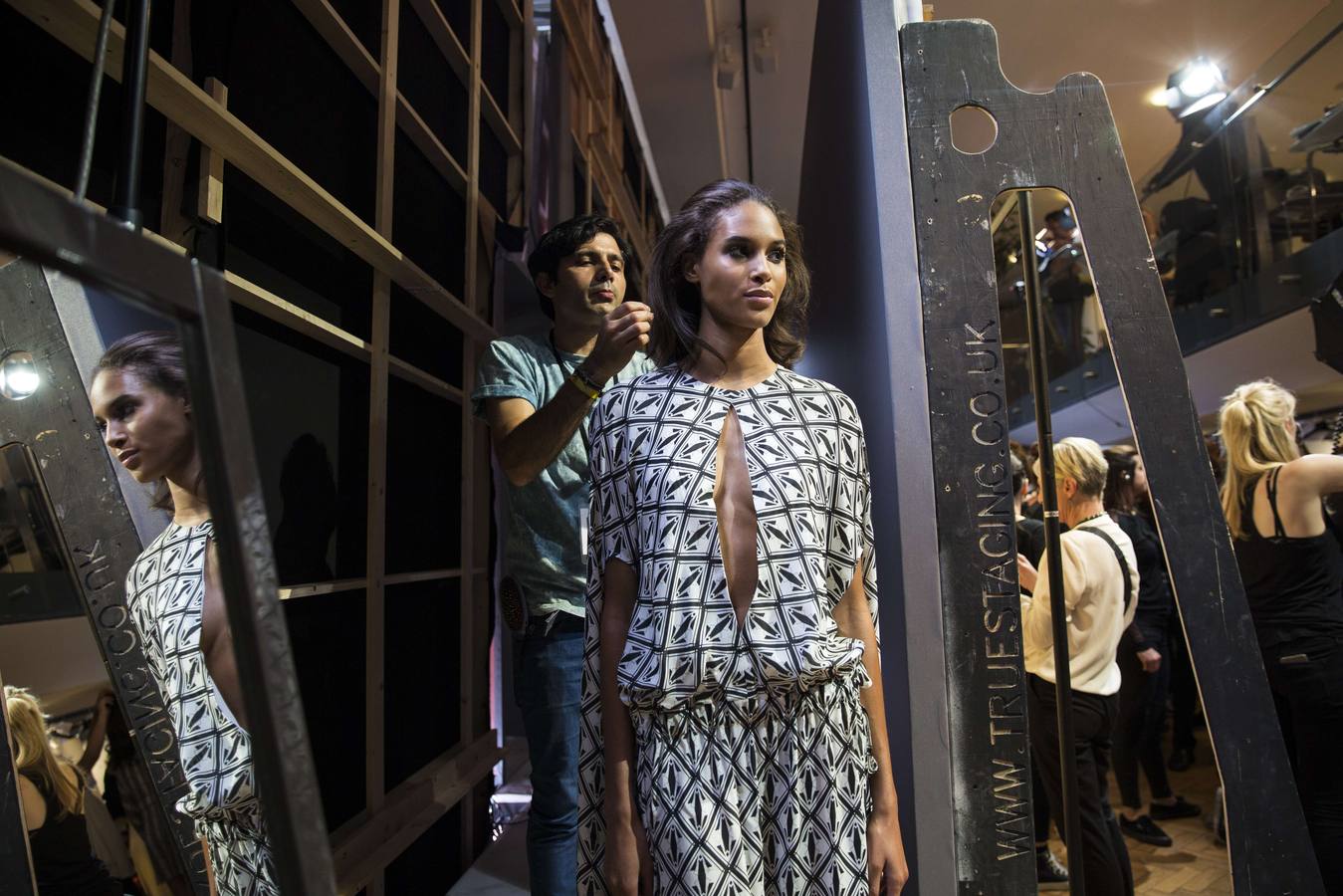 El backstage de las grandes pasarelas