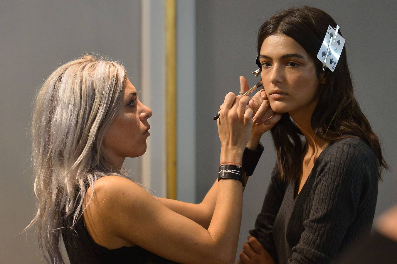 El backstage de las grandes pasarelas