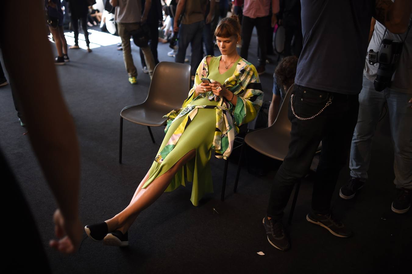 El backstage de las grandes pasarelas