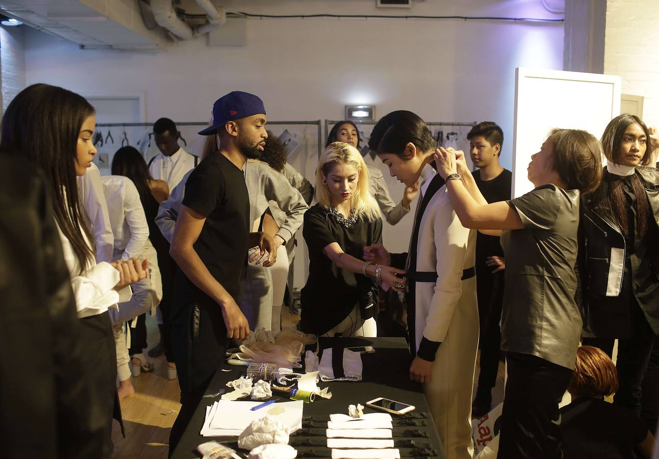 El backstage de las grandes pasarelas