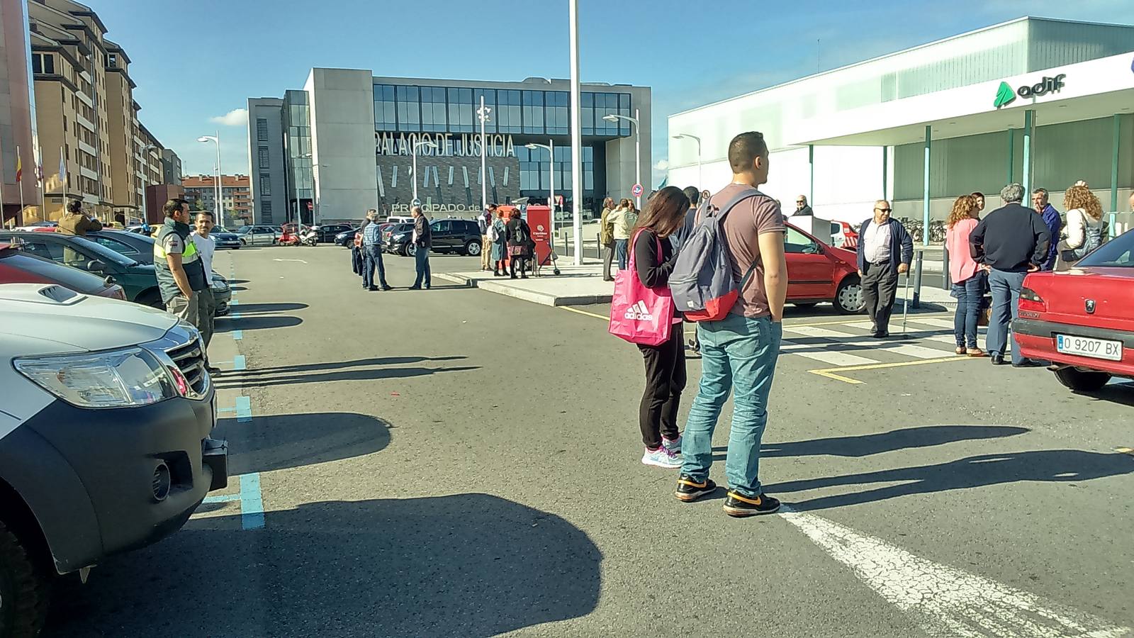 Aviso de bomba en el Palacio de Justicia gijonés