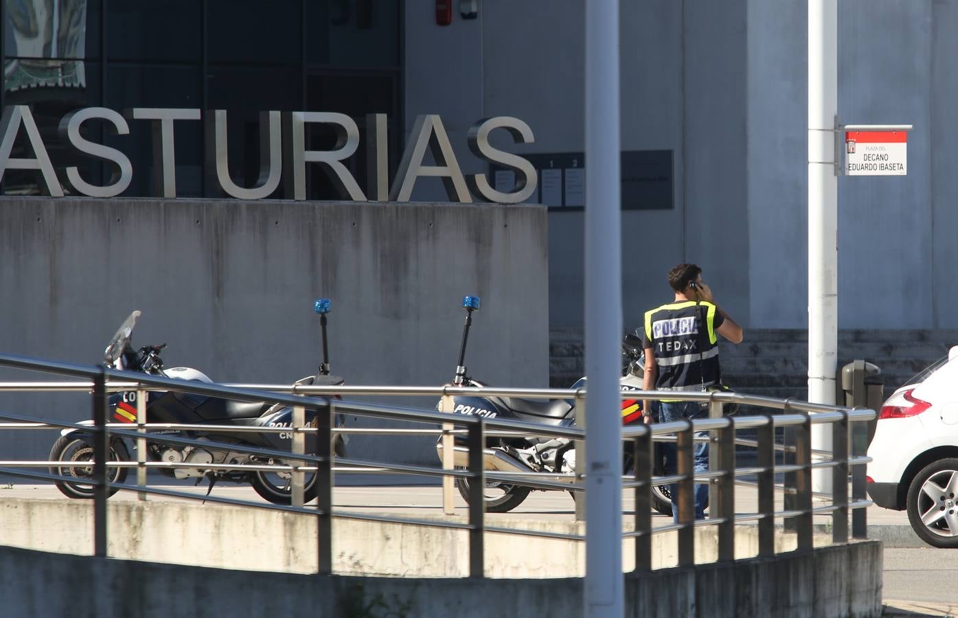 Aviso de bomba en el Palacio de Justicia gijonés