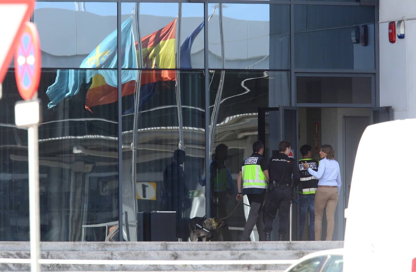 Aviso de bomba en el Palacio de Justicia gijonés
