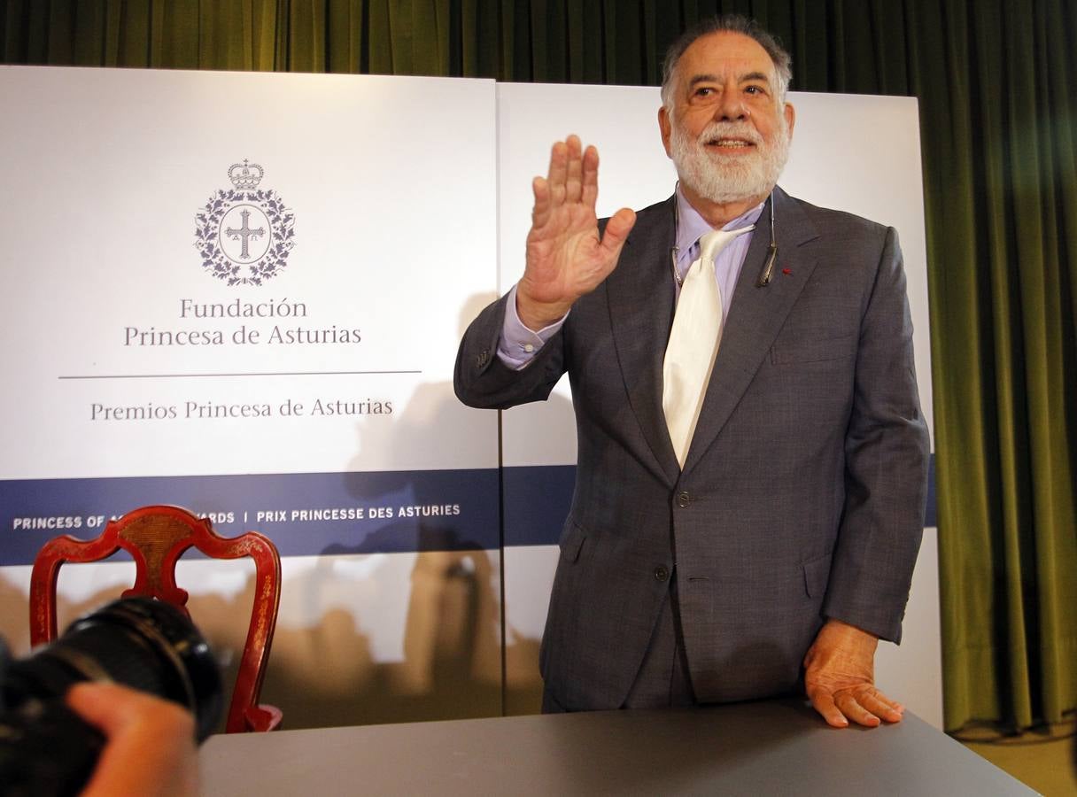 Premios Princesa de Asturias | Francis Ford Coppola se presenta ante los medios