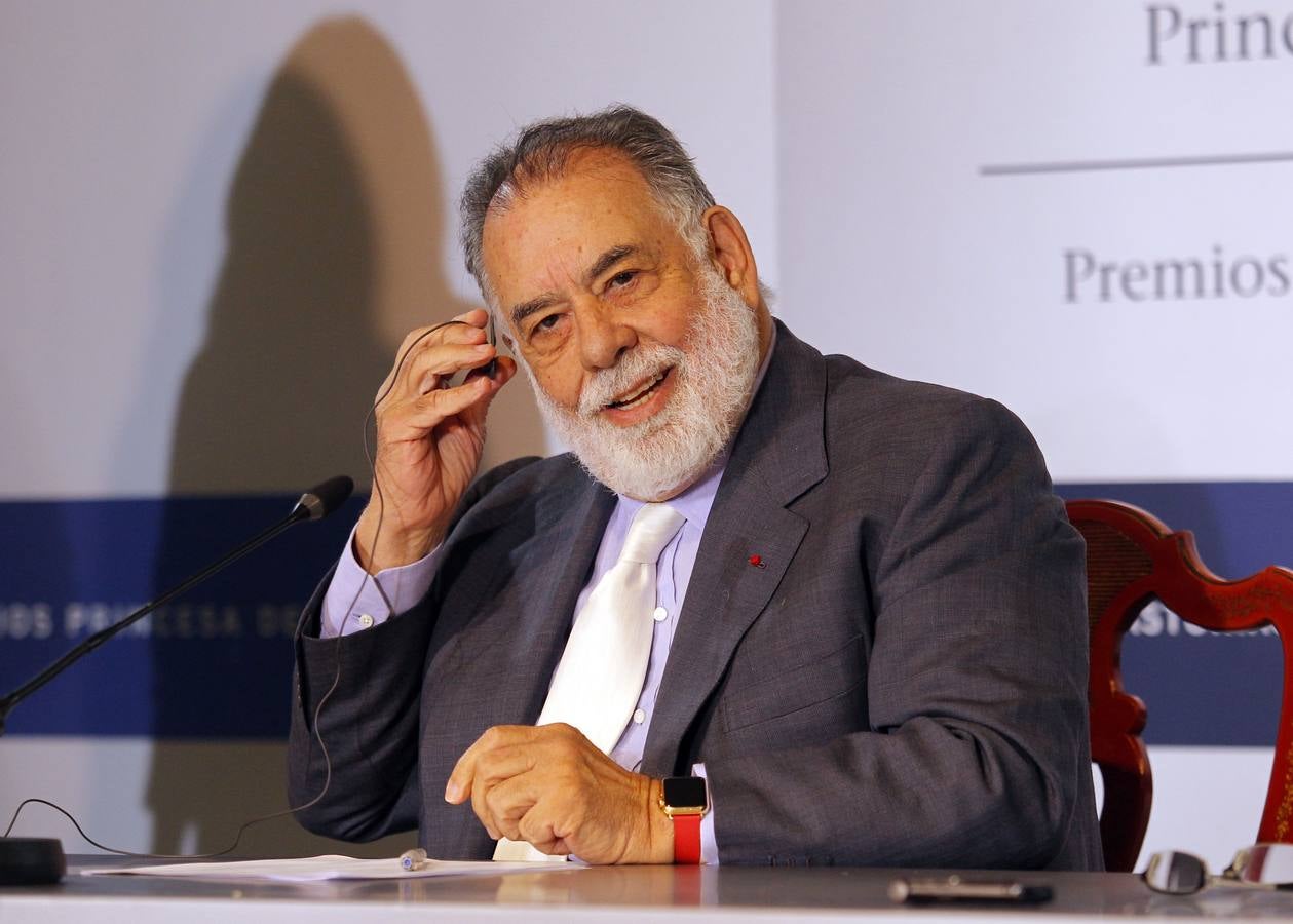 Premios Princesa de Asturias | Francis Ford Coppola se presenta ante los medios