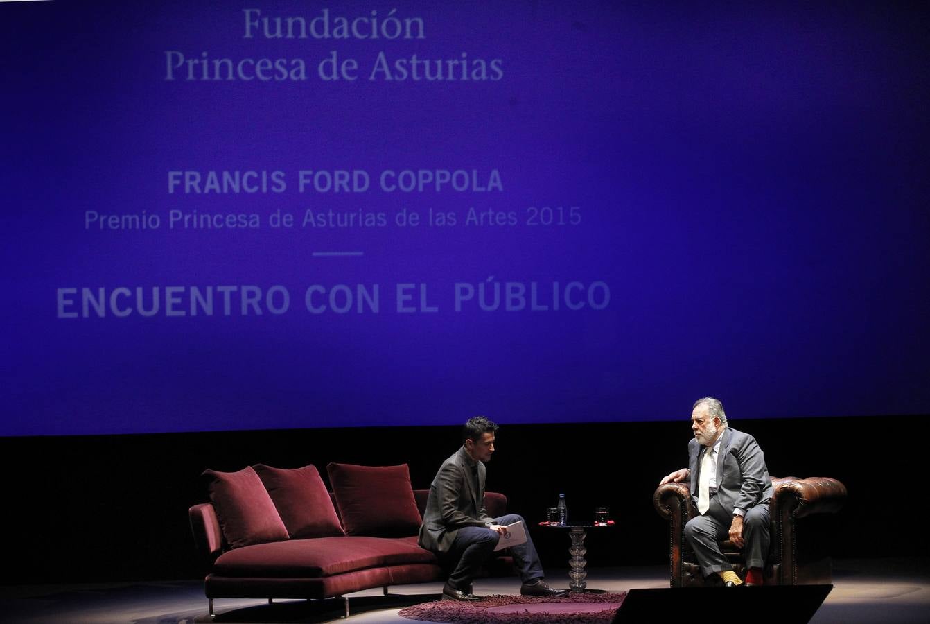 Premios Princesa de Asturias. La Reina y Coppola, ovacionados en Gijón