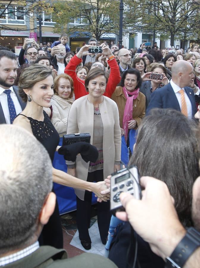 Premios Princesa de Asturias. La Reina y Coppola, ovacionados en Gijón