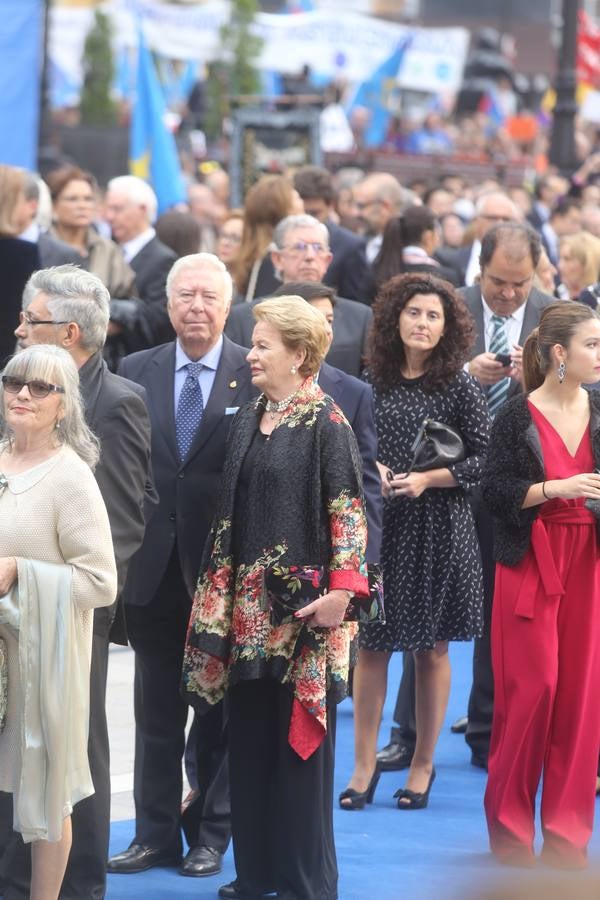 Premios Princesa de Asturias. Alfombra azul