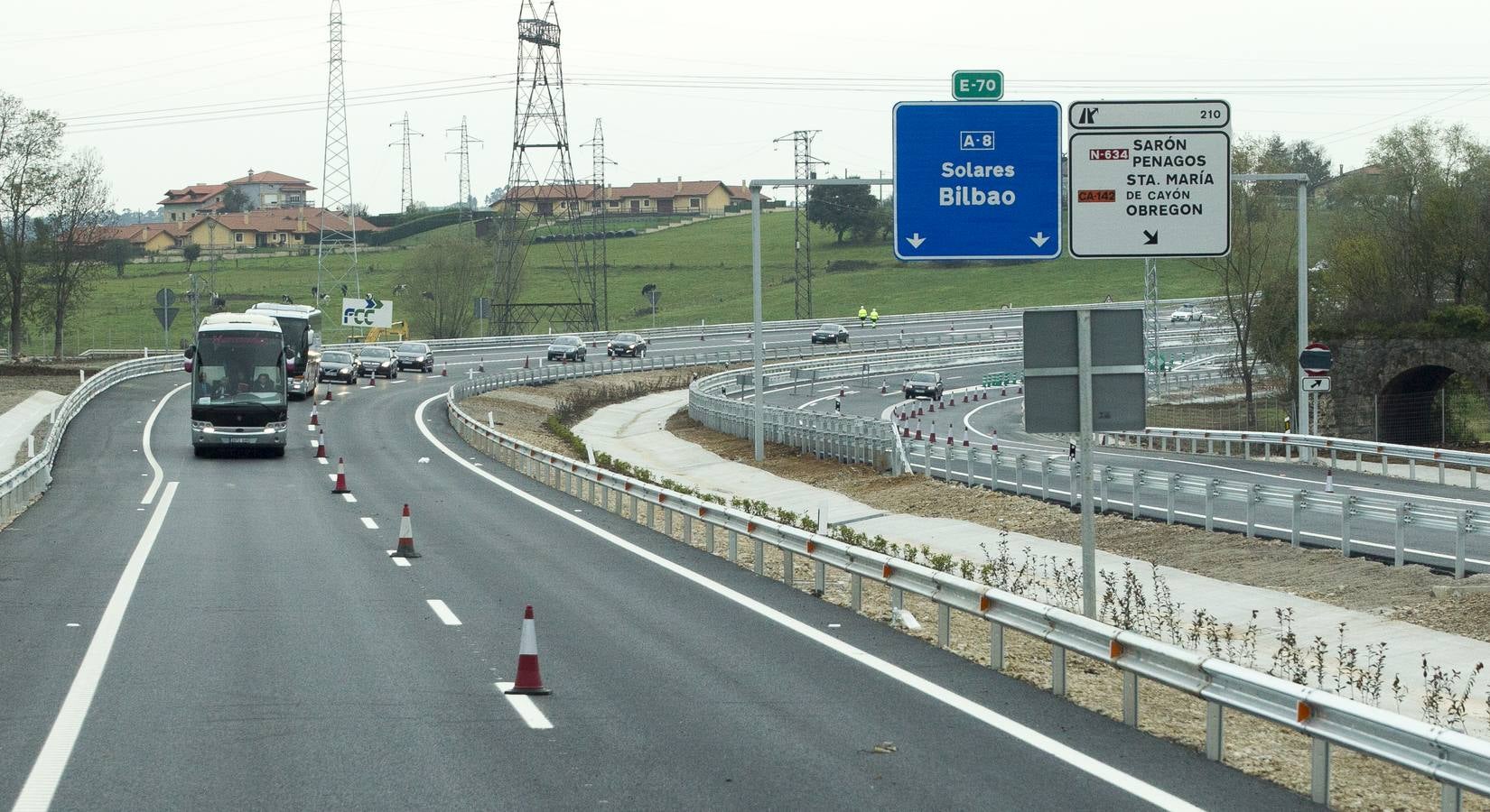 Inauguración de la autovía Solares-Torrelavega