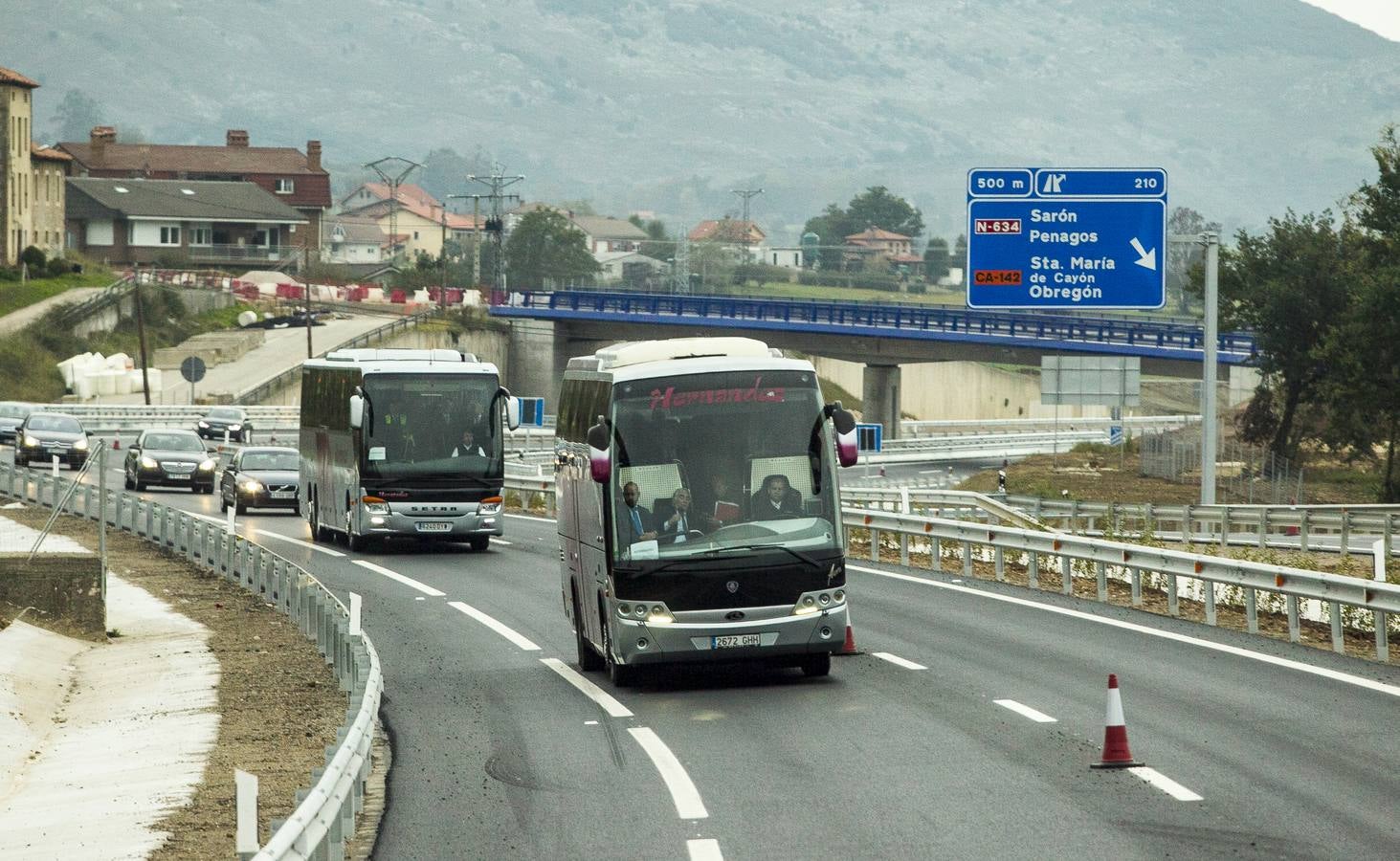 Inauguración de la autovía Solares-Torrelavega