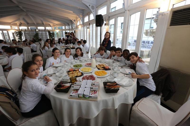 Desayuno olímpico en Avilés