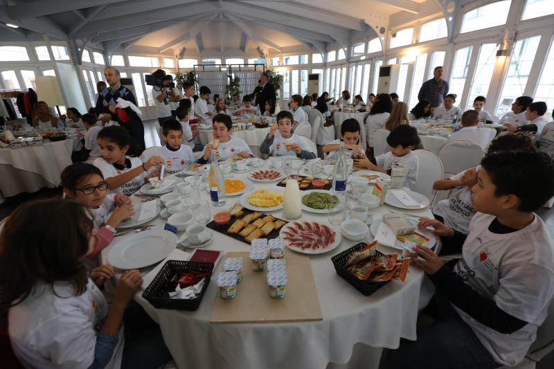 Desayuno olímpico en Avilés