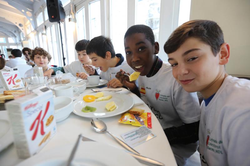 Desayuno olímpico en Avilés