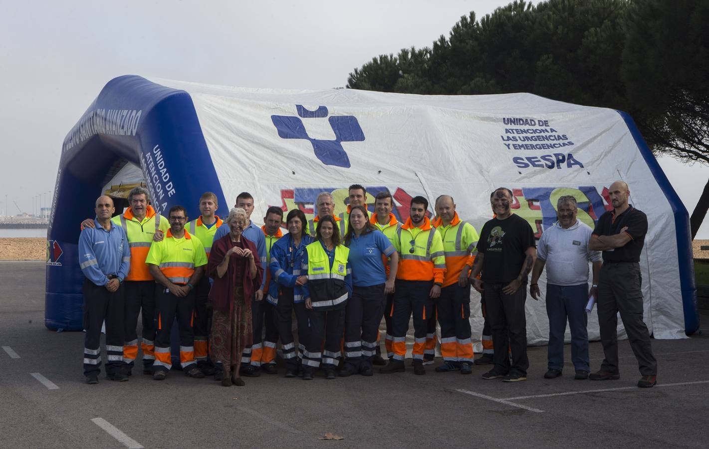 Simulacro de emergencias en el puerto de El Musel