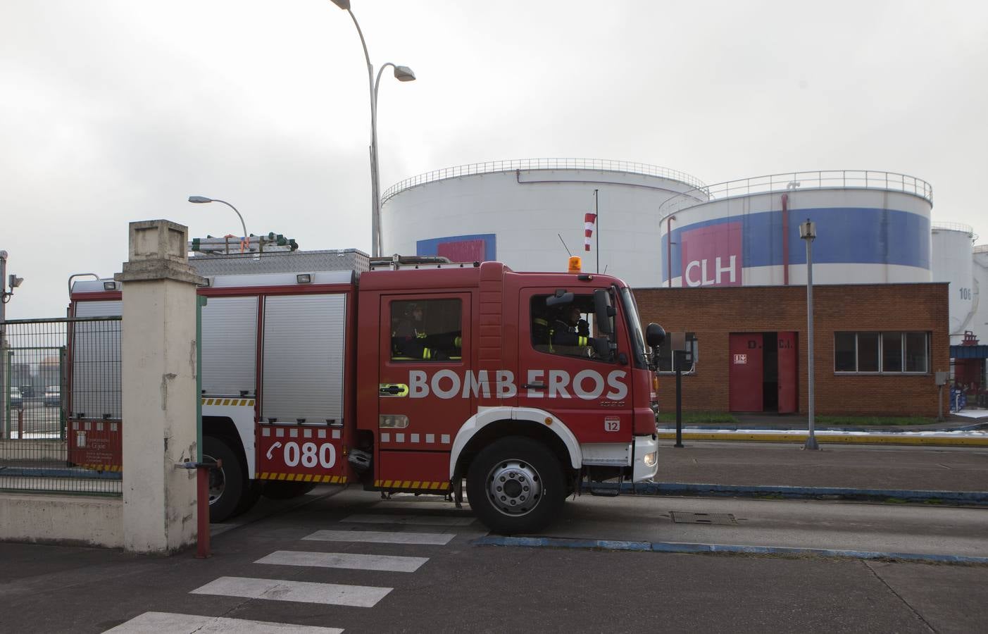 Simulacro de emergencias en el puerto de El Musel