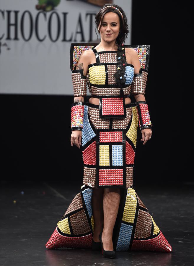 Desfile de moda de chocolate