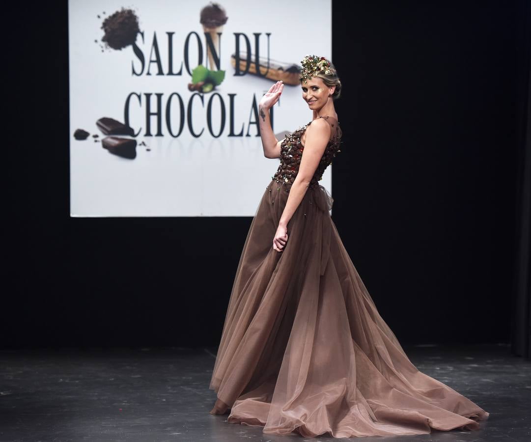 Desfile de moda de chocolate