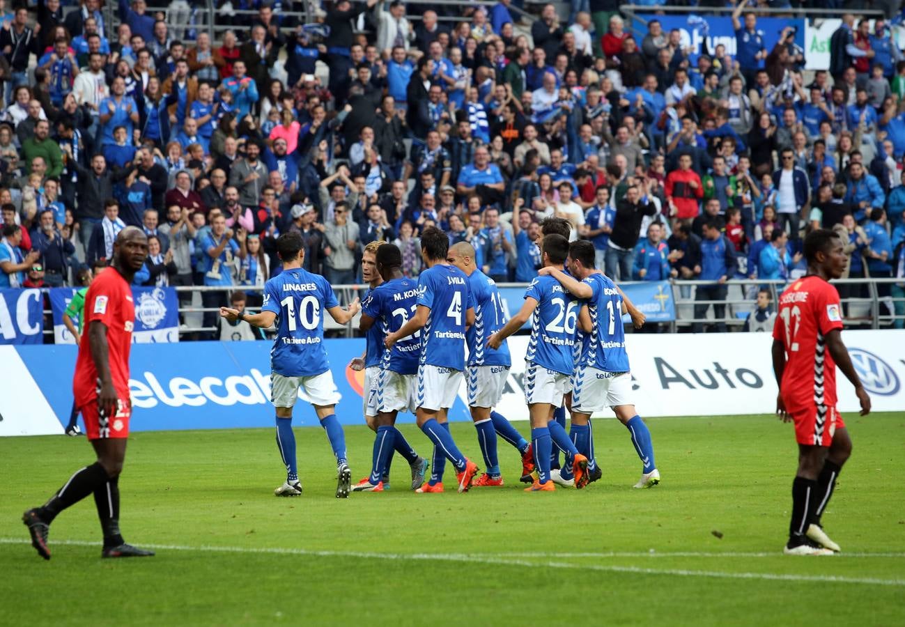 La victoria del Real Oviedo ante el Nástic, en imágenes