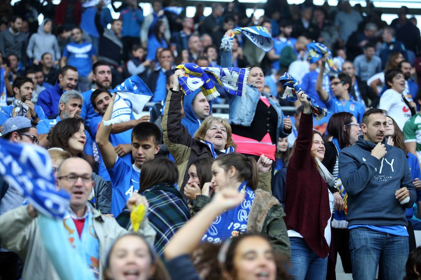 La victoria del Real Oviedo ante el Nástic, en imágenes