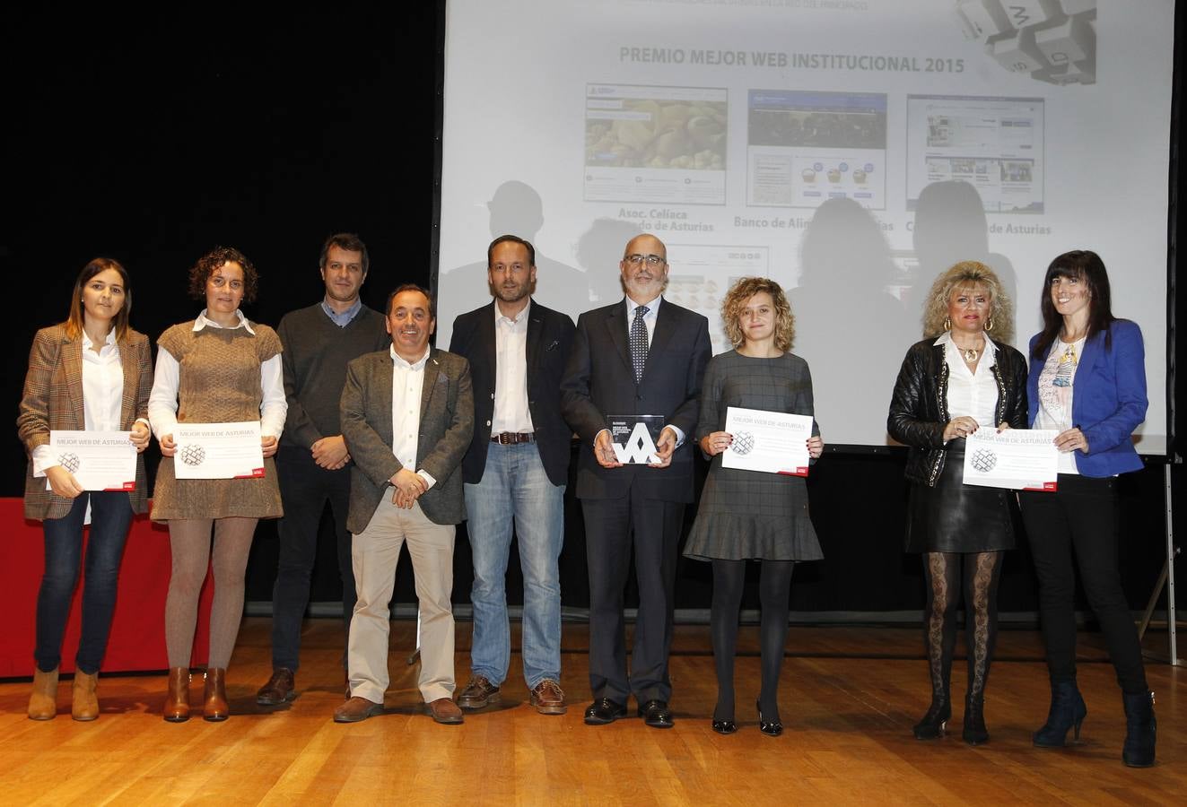 Finalista y ganadora Premio Mejor Web Institucional de Asturias 2015: Educastur, Fundación Banco de Alimentos de Asturias, Centro Médico de Asturias y Asociación Celíaca edl Principado de Asturias