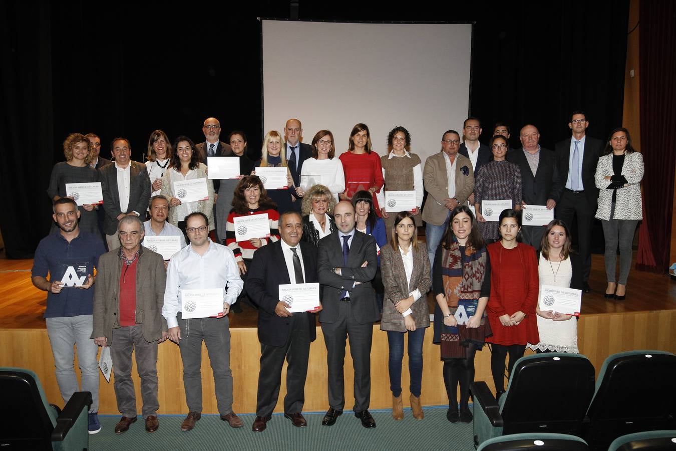 Entrega de la decimoséptima edición de los Premios Mejor Web de Asturias organizados por el diario EL COMERCIO