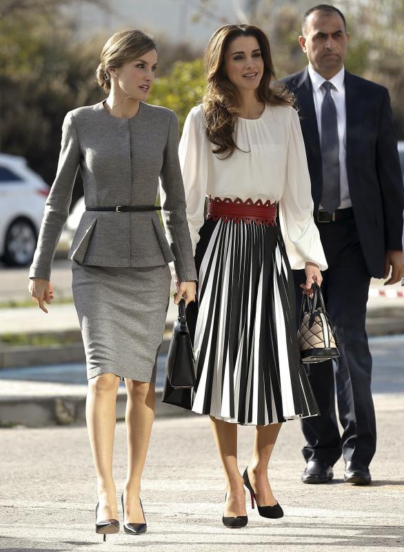 Letizia y Rania: duelo de estilos