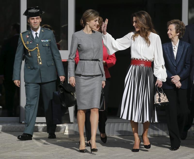 Letizia y Rania: duelo de estilos