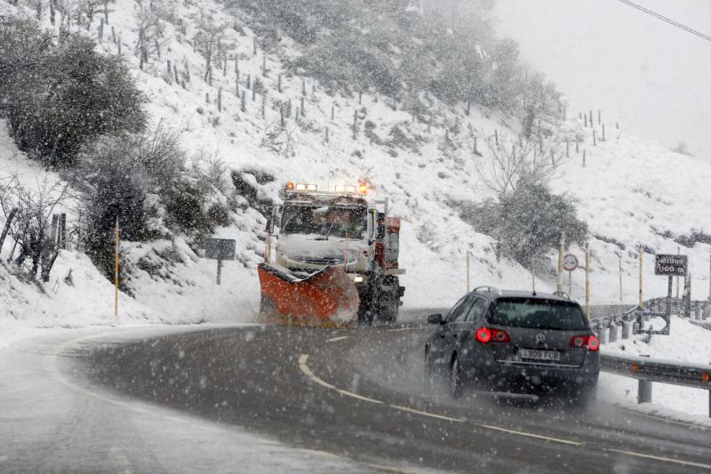 Alto Pajares, este domingo.