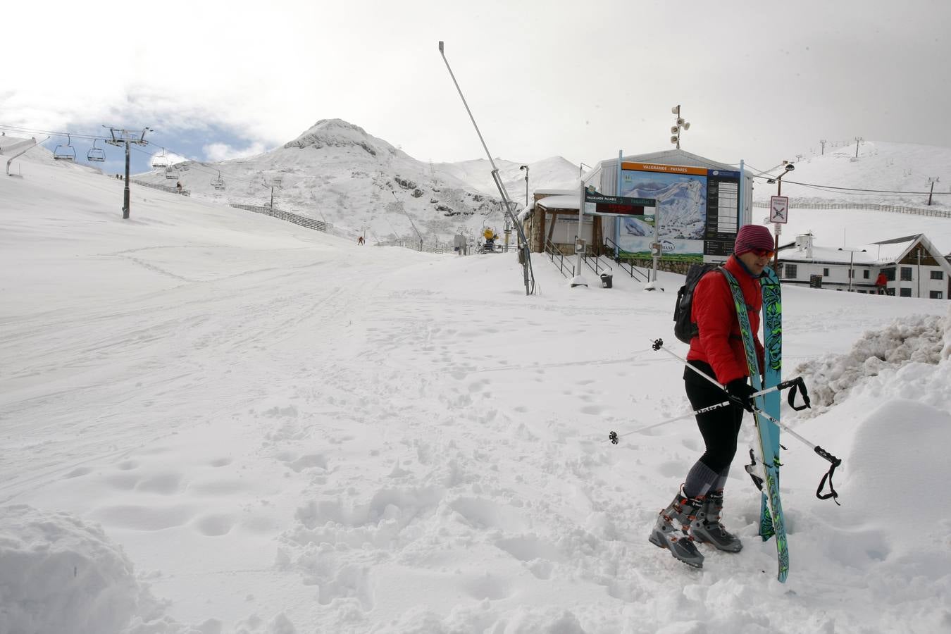 La nieve cubre Asturias
