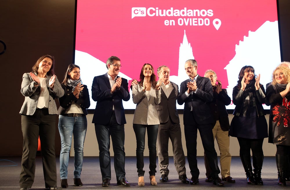 Mitin de Ciudadanos en Oviedo