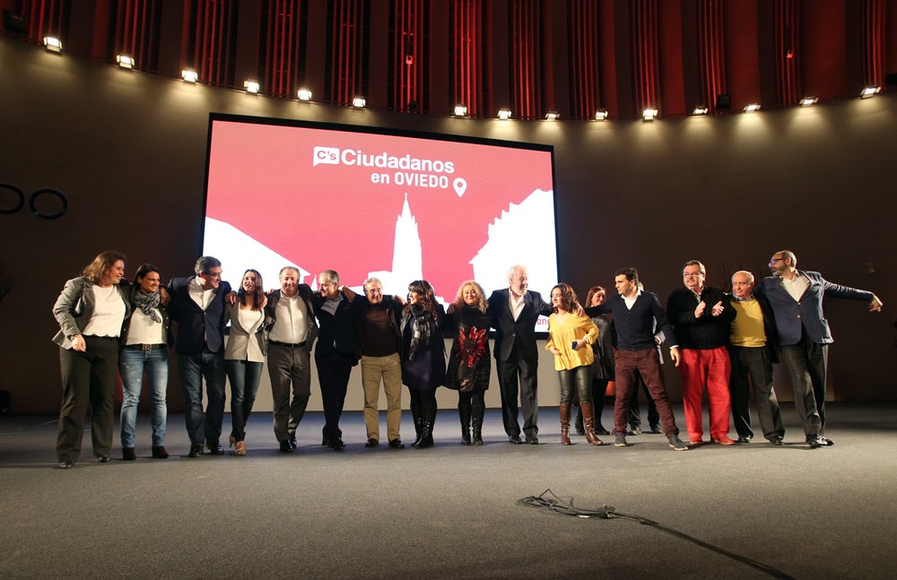 Mitin de Ciudadanos en Oviedo