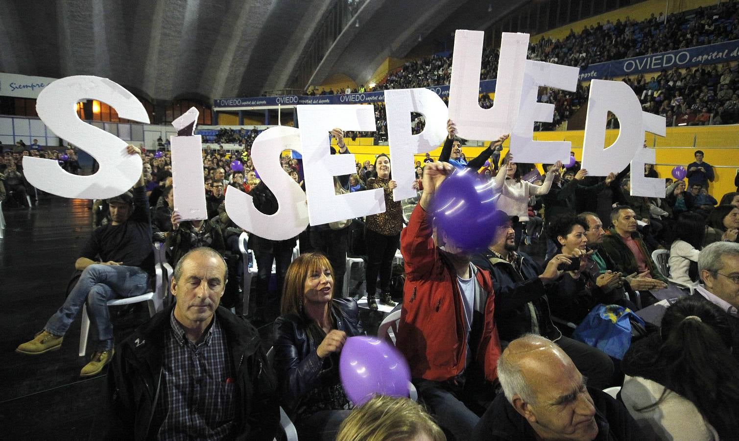 Mitin de Íñigo Errejón y Owen Jones en Oviedo