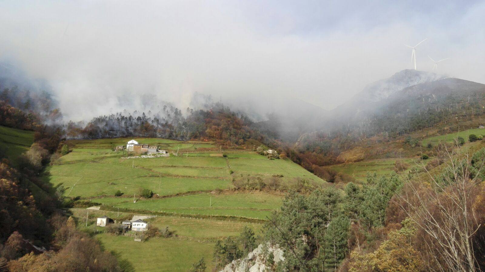 Incendios forestales en Asturias