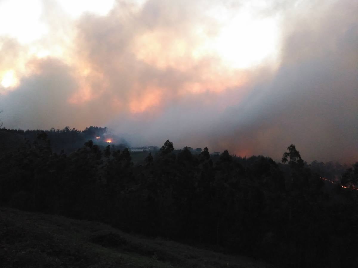 Incendios forestales en Asturias