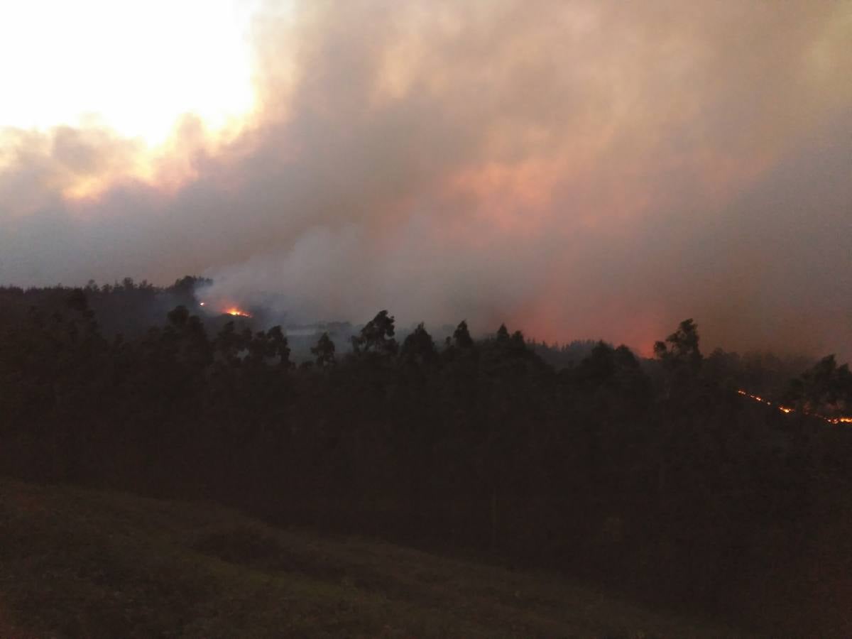 Incendios forestales en Asturias