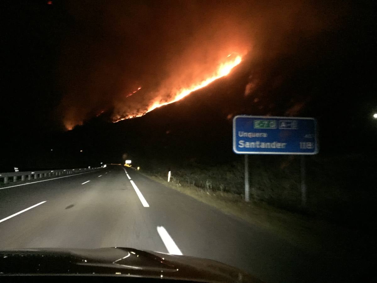 Incendios en el oriente asturiano