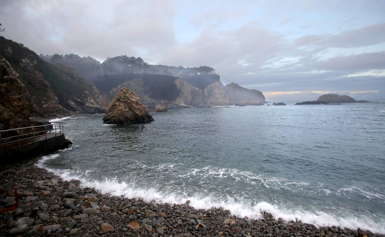 Recorrido en imágenes por las zonas más dañadas del Occidente de Asturias