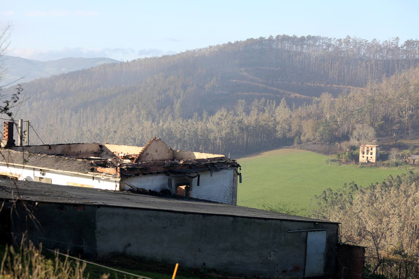 Recorrido en imágenes por las zonas más dañadas del Occidente de Asturias