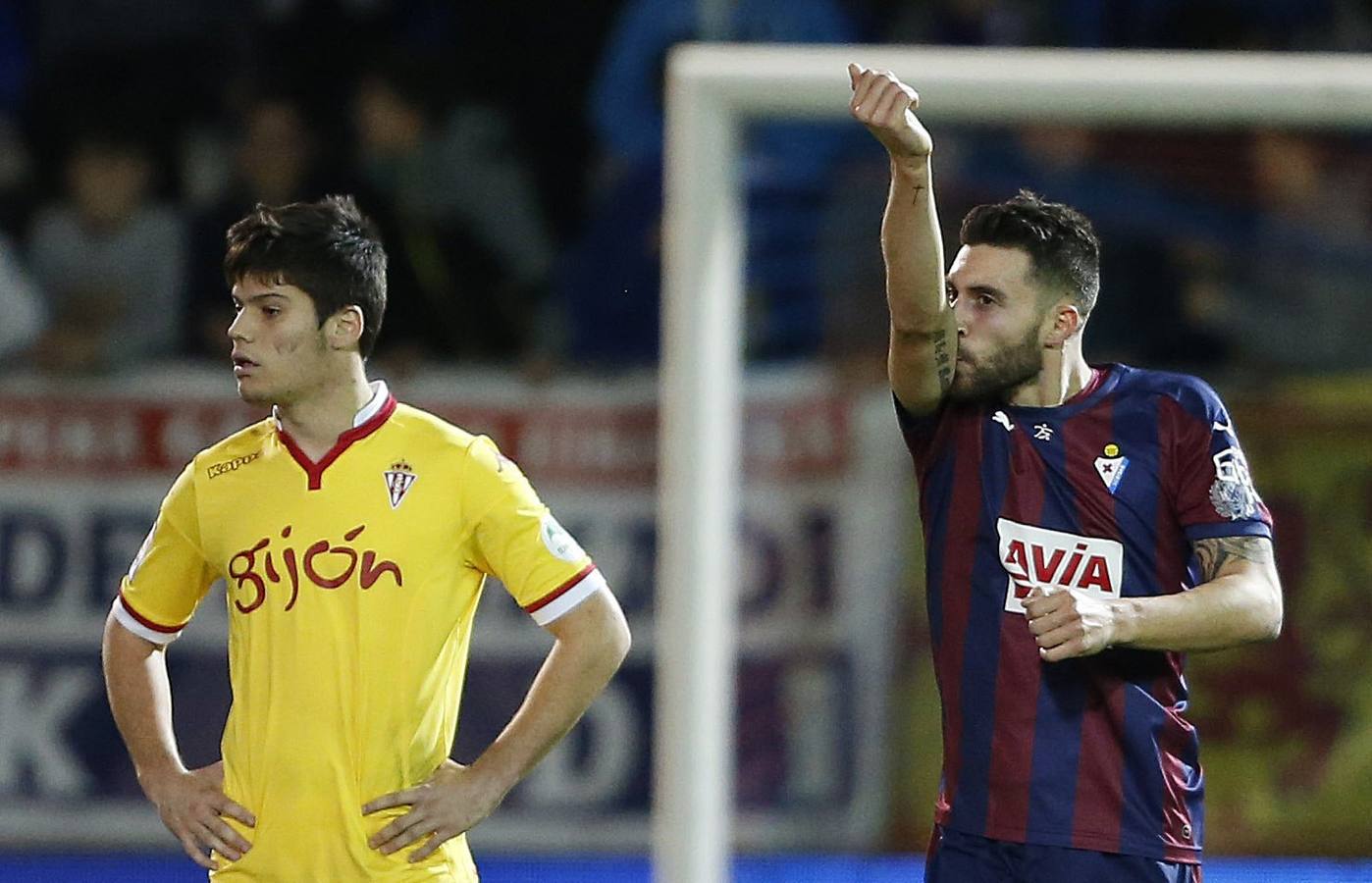 Las mejores imágenes del Eibar-Sporting